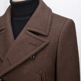 BAROMON/培罗蒙 Кофейное шерстяное пальто, шерстяная куртка, для мужчины среднего возраста