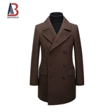 BAROMON/培罗蒙 Кофейное шерстяное пальто, шерстяная куртка, для мужчины среднего возраста
