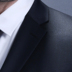 Peermont nam trung niên blazer kinh doanh bình thường chuyên nghiệp mặc màu xanh đậm Tây Tạng là bộ đồ hoàn hảo phù hợp với cơ thể ao khoac nam Suit phù hợp