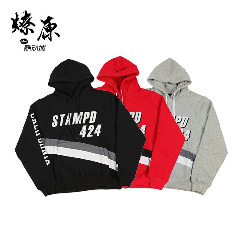 LIAOYUAN STAMPD x 424 COMMERCIAL SWEATSHIRT 18SS HOODED SWEATSHIRT
