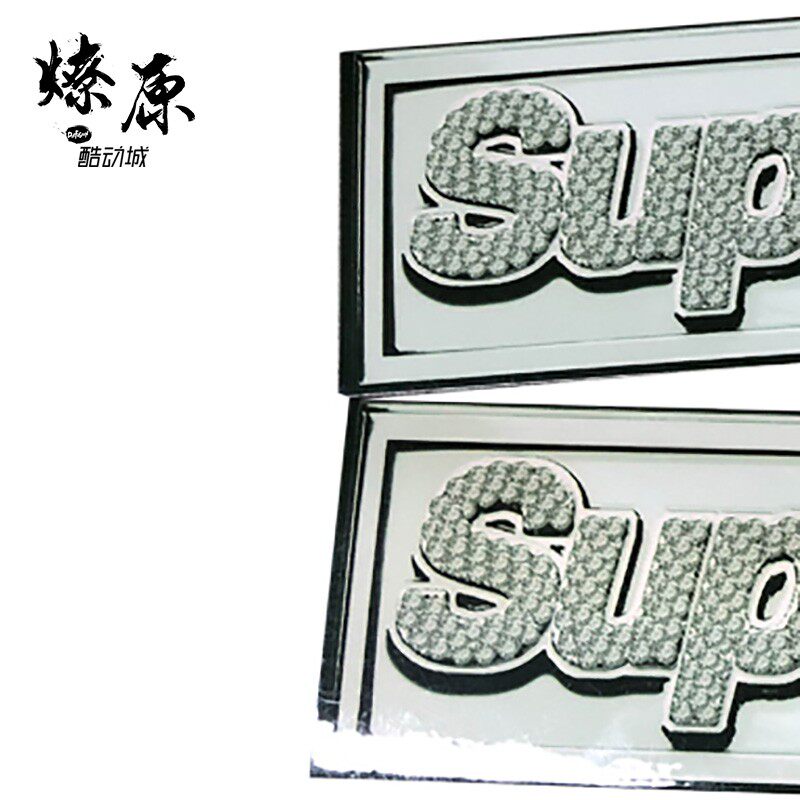 Supreme Bling OG Box Logo Stickers Stickers Stickers Laptop Stickers
