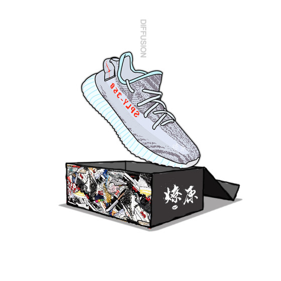 yeezy 350 v2 blue zebra