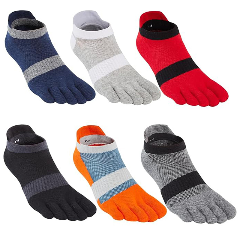 Men's High-Quality Five-Finger Sports Socks, Summer Mesh Socks, Cotton Toe Socks, Split-Toe Socks, Sweat-Absorbent, Breathable and Non-Slip Men's High-Quality Five-Finger Sports Socks, Summer Mesh Socks, Cotton Toe Socks, Split-Toe Socks, Sweat-Absorbent, Breathable and Non-Slip
