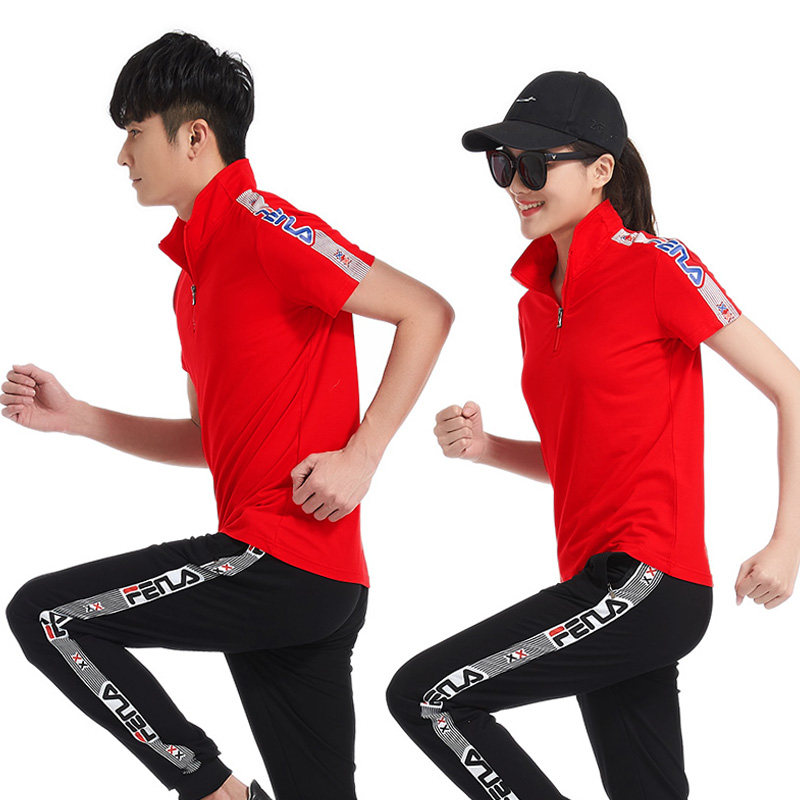 Summer Speed Dry Table Tennis Clothing Men And Women Badminton Jersey Group Volleyball Match Sports Wear Pants Pure Cotton Blouse