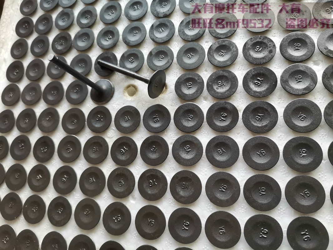 Inventory Clearing Jinan Light Cycling Plant GY6 125 Motorcycle Valve Guangyang QM125T Scooter Valve