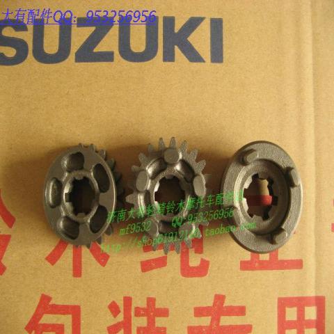 Qingqi Suzuki GS125 Suzuki King GN125 bánh răng chính và bánh răng trục phụ / 1 phụ kiện xe máy - Xe máy Gears Nhông xe máy