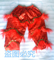Childrens lion dance pants lion dance costume lion pants kindergarten performance lion dance pants lion dance props