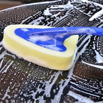 Car wash brushed sponge handle sponge wipe without injury the paint sponge wipe the vehicle cleaning brush to the sludge