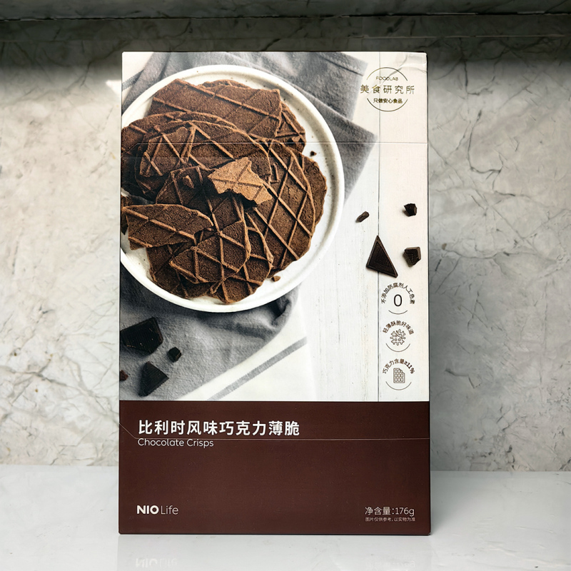 Nio Life Belgian-Style Chocolate Crispy Waffle 176g Crispy Biscuits Popular Snack Nio Life Belgian-Style Chocolate Crispy Waffle 176g Crispy Biscuits Popular Snack