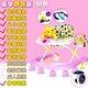 Bé tập đi xe đạp trẻ em đa năng chống rollover nam bé gái 6 / 7-18 tháng đẩy tay có thể ngồi gập xe tròn cho bé