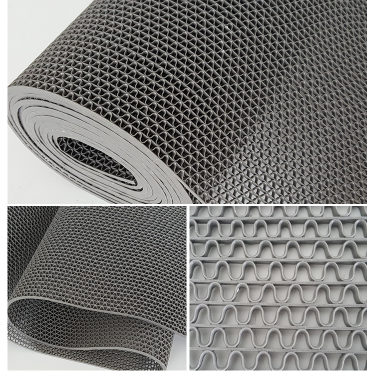 Nhựa thảm đỏ cửa mat pvc chống thấm nước chịu mài mòn sàn mat s-loại rỗng lưới phòng tắm phòng tắm mat mat chiếu xốp gấp gọn