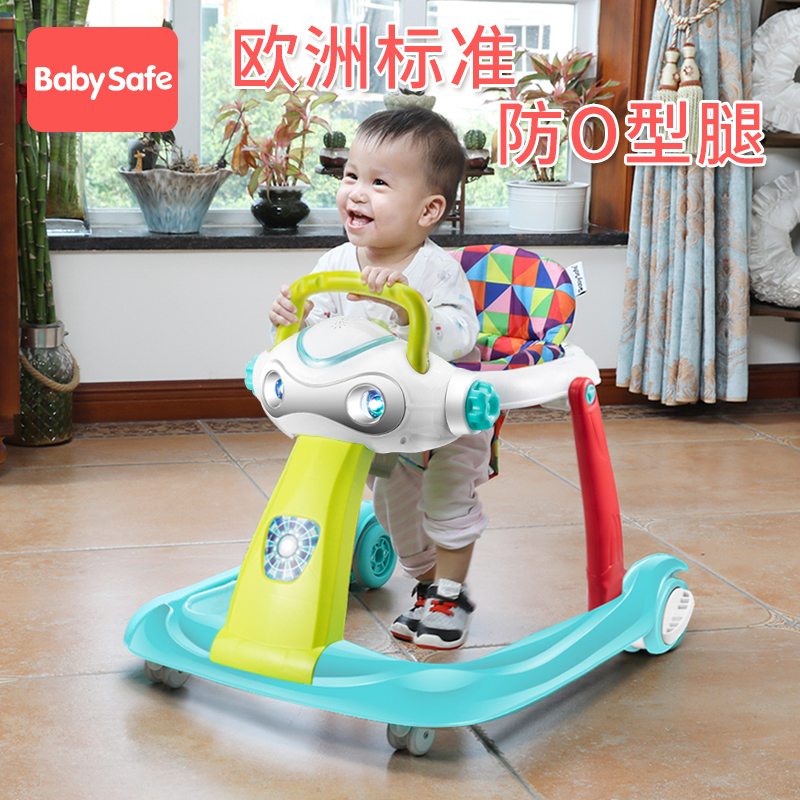 Baby walker cart anti-rollover 6-18 months girl child walking aid toy baby boy walker