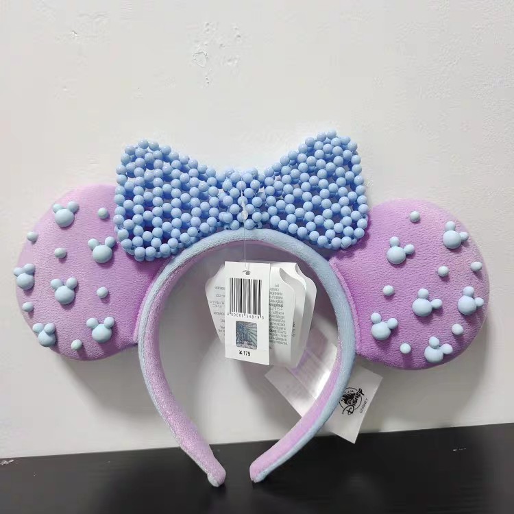 Disney Parks pink Valentines Minnie Mouse Beaded Ears  display picture 3