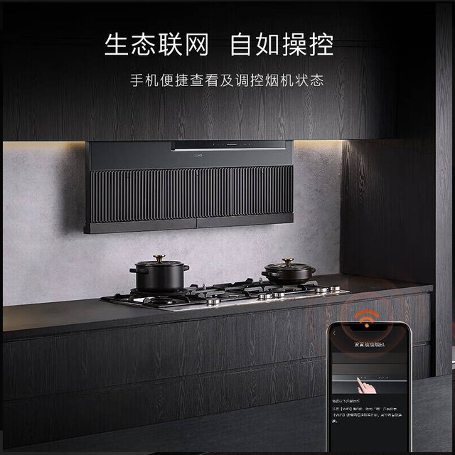Colmo Ultra-Thin Fully Embedded Range Hood P1 Full Hidden Intelligent Adjustable Cxwp1227W [Single Hood]