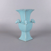 Song Ru kiln cyan four sheep statue antique porcelain antique old goods antiques old goods collection