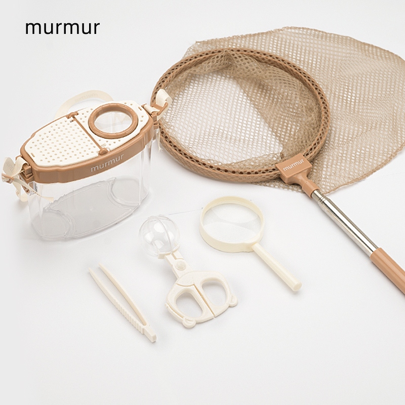 昆虫観察ボックス 子供用虫眼鏡 昆虫採集ボックス 捕獲ツール 蝶ネットケージ 屋外探検