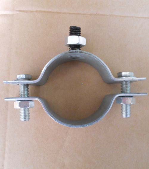 3mm thick iron galvanized LED light lamp pole bracket advertising light spotlight mounting hoop bracket hoop ring