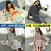 Váy ngủ nữ mùa thu dài tay đồ ngủ tăng độ ngọt ngào dễ thương phiên bản Hàn Quốc của cô sinh viên tươi dài phần váy ngủ dày ấm áp