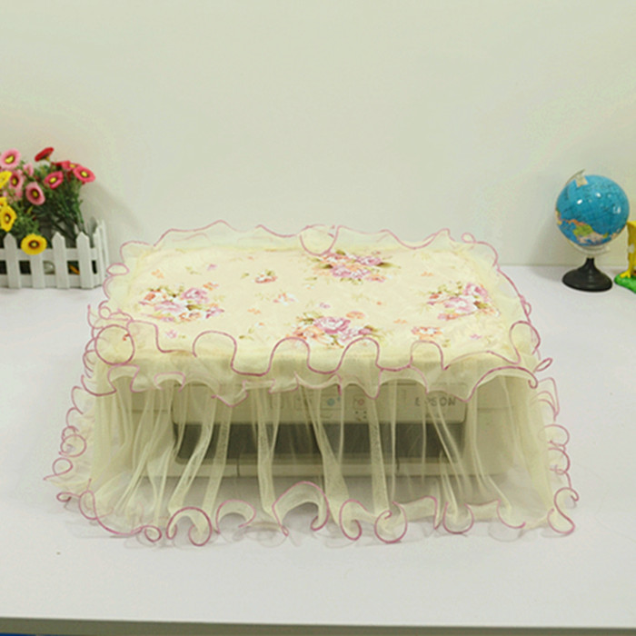 Set to make multipurpose cover cloth onboard case small home appliances cover towels Dust Cover Printed Sheet Machine Universal Lace Hood