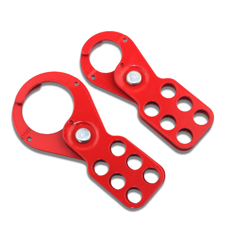 Economic - type 6 hole steel buckle - lock Bedi safety lock 1 inch 1 5 inch multi - person control interlock