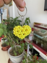 Finished Handcrafted String Beads Love Bag Pendant Key Buttons Birthday Small Gift Ground Stall Hot Selling Ornament 2021