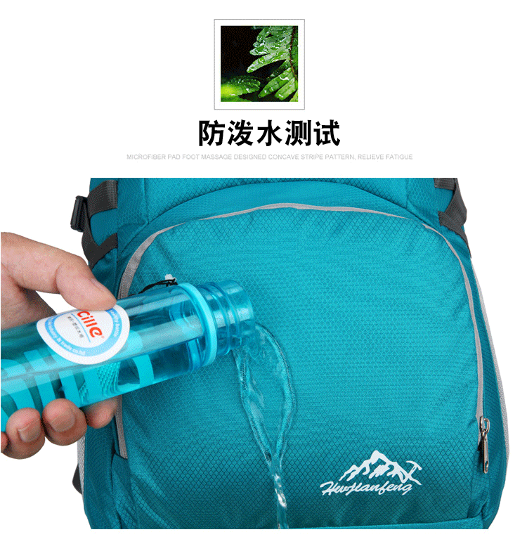 Da ngoài trời mới gấp ba lô siêu nhẹ du lịch không thấm nước ba lô người đàn ông thở và phụ nữ lưu trữ dung lượng lớn túi balo degrey ss3