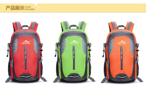 Ba lô ngoài trời chính hãng 35L đi bộ đường dài ngày ba lô giản dị cắm trại không thấm nước túi leo núi cặp chống gù