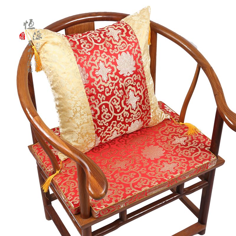 Ghế Trung Quốc đệm gỗ gụ sofa đệm ăn ghế đệm cung điện ghế Taishi tựa lưng rắn gỗ vòng ghế ghế phân mẫu đệm ghế sofa gỗ đẹp