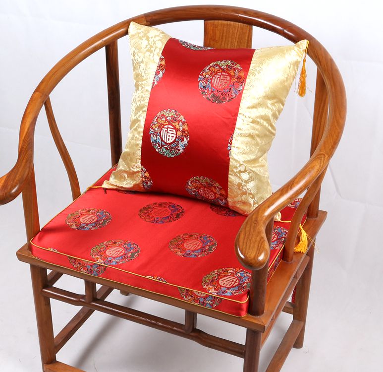 Ghế Trung Quốc đệm gỗ gụ sofa đệm ăn ghế đệm cung điện ghế Taishi tựa lưng rắn gỗ vòng ghế ghế phân mẫu đệm ghế sofa gỗ đẹp