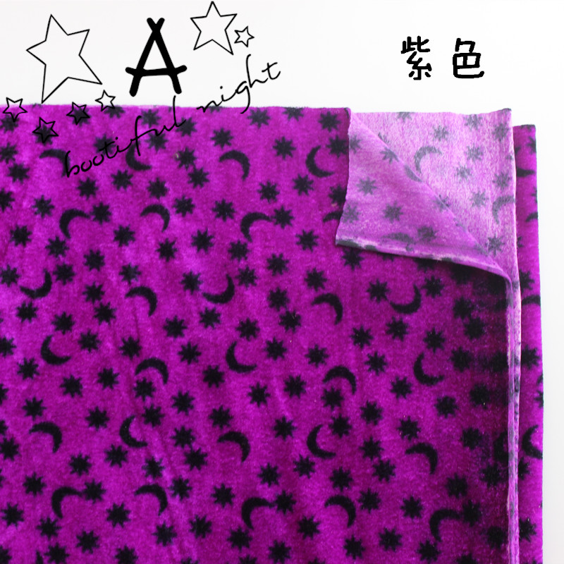 Tự làm thủ công nhung vàng một lớp dày vải chịu lực cotton giày bông dép vai thô