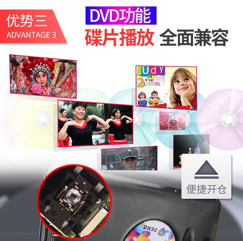 Máy xem Yushchenko 29 inch WIFI ông già video máy nhảy vuông dvd HD TV đa chức năng máy nghe nhạc 9 - Trình phát TV thông minh cục phát wifi viettel