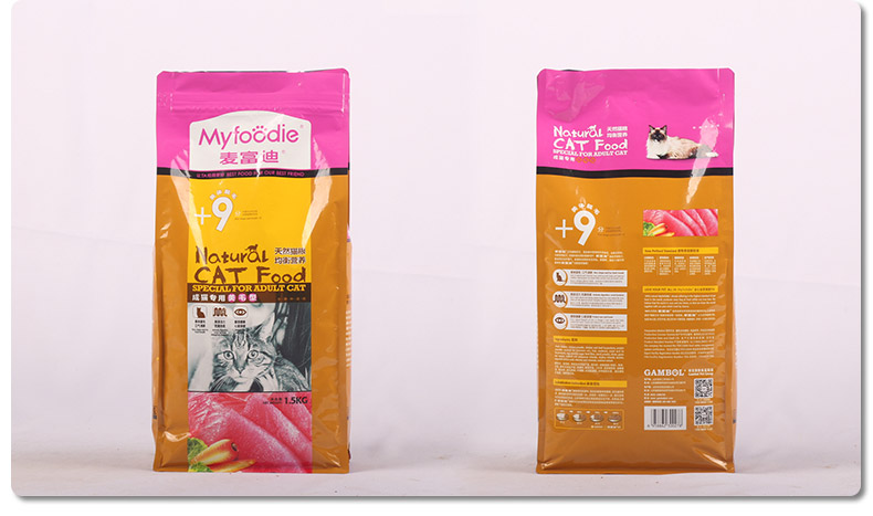 Mai Fudi thành mèo làm đẹp cho mèo thức ăn cho mèo 1,5kg thịt cá thức ăn cho mèo làm đẹp cho mèo tự nhiên cân bằng dinh dưỡng - Cat Staples đồ ăn vặt cho mèo