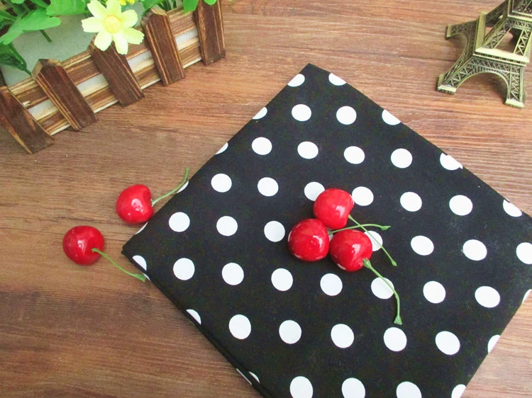 New lụa cotton lụa bông vải rayon bé Polka Dot vải vải mát vào mùa hè chế biến giải phóng mặt bằng miễn phí vận chuyển - Vải vải tự làm vải may quần tây nữ