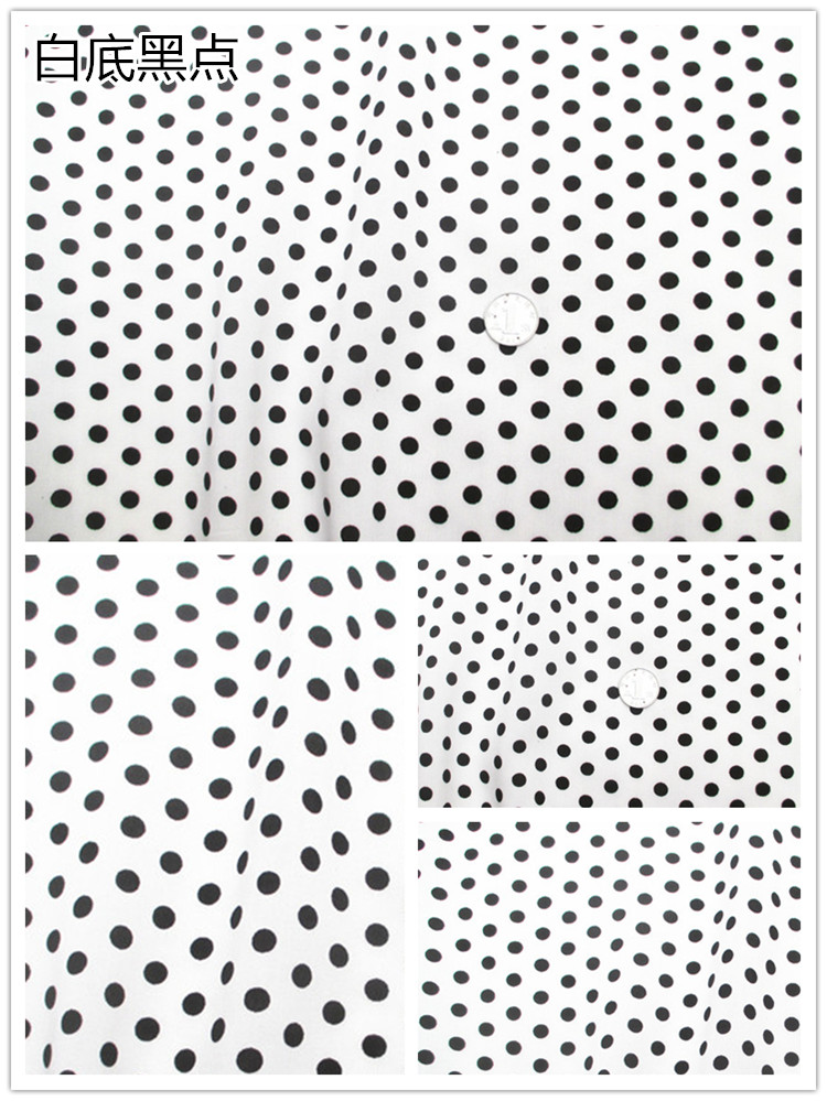 New lụa cotton lụa bông vải rayon bé Polka Dot vải vải mát vào mùa hè chế biến giải phóng mặt bằng miễn phí vận chuyển - Vải vải tự làm vải thun 4 chiều