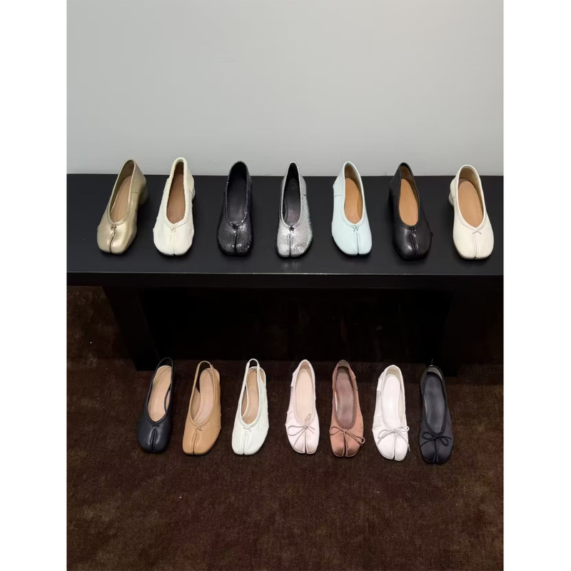 Lala Laa Classic Chunky Heel Split-Toe Shoes for Women Collection! 2026 New Summer Horseshoe Pig's Trotters Style Single Shoes High Heels Lala Laa Classic Chunky Heel Split-Toe Shoes for Women Collection! 2026 New Summer Horseshoe Pig's Trotters Style Single Shoes High Heels