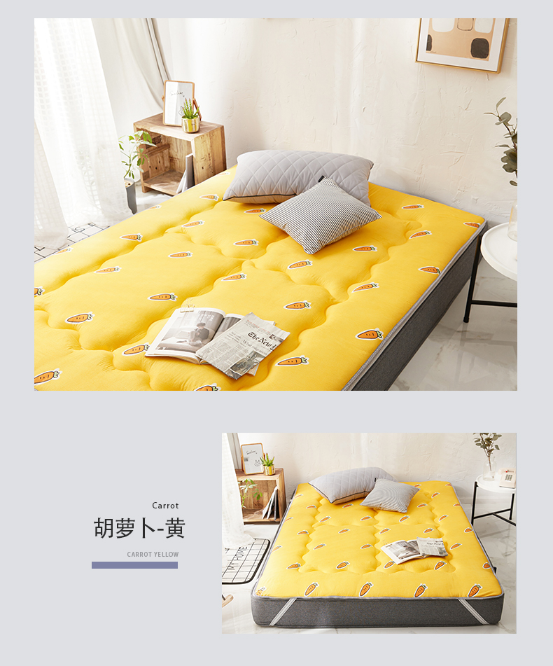 Nệm nhung Bắc cực đệm giường bọ cạp 1,2 m 1,5m đơn đệm đôi sinh viên ký túc xá hộ gia đình - Nệm nệm em bé