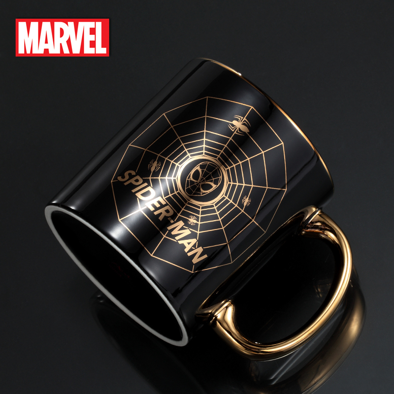Disney Spiderman Spider-Man Water Cup Large Capacity Ceramic Cup Marvel Avengers Mug