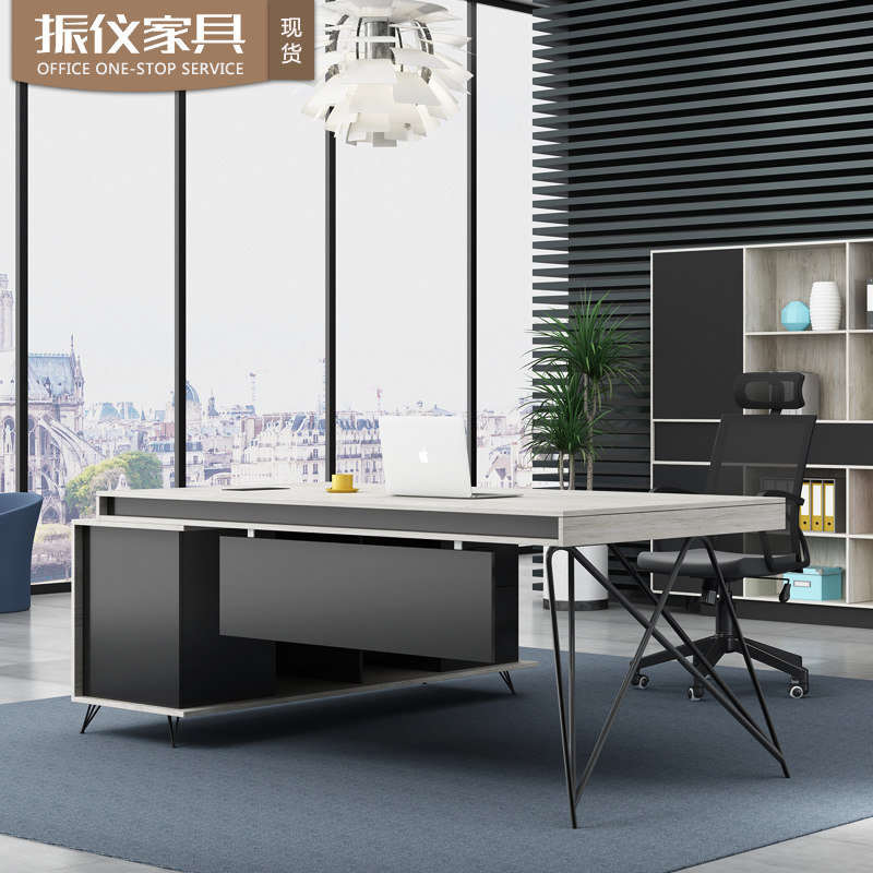 Office boss desk office desk loft Industrial Wind manager manager manager desk simple modern boss desk
