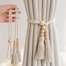 Simple ins curtain straps a pair of gauze curtain straps adjustable tie straps modern living room straps curtain buckles