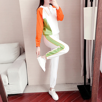 Hong Kong Leisure Spring - Autumn 2021 new Han - brand hip hop cap suit two pieces