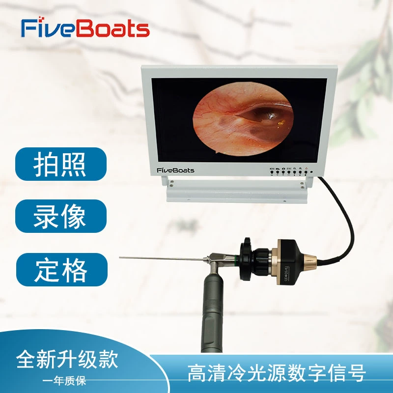 Thiết bị ngoáy tai trực quan Fiveboats Thiết bị nội soi tai và mũi có thể chụp ảnh và quay phim ngoài trời trong nhà 66M6 - Thiết bị sân khấu