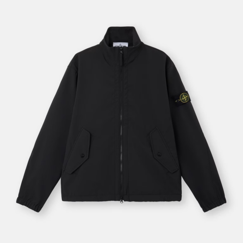 In Stock Stone Island Softshell Stand-Up Collar Waterproof Jacket 26 Spring/Summer Model