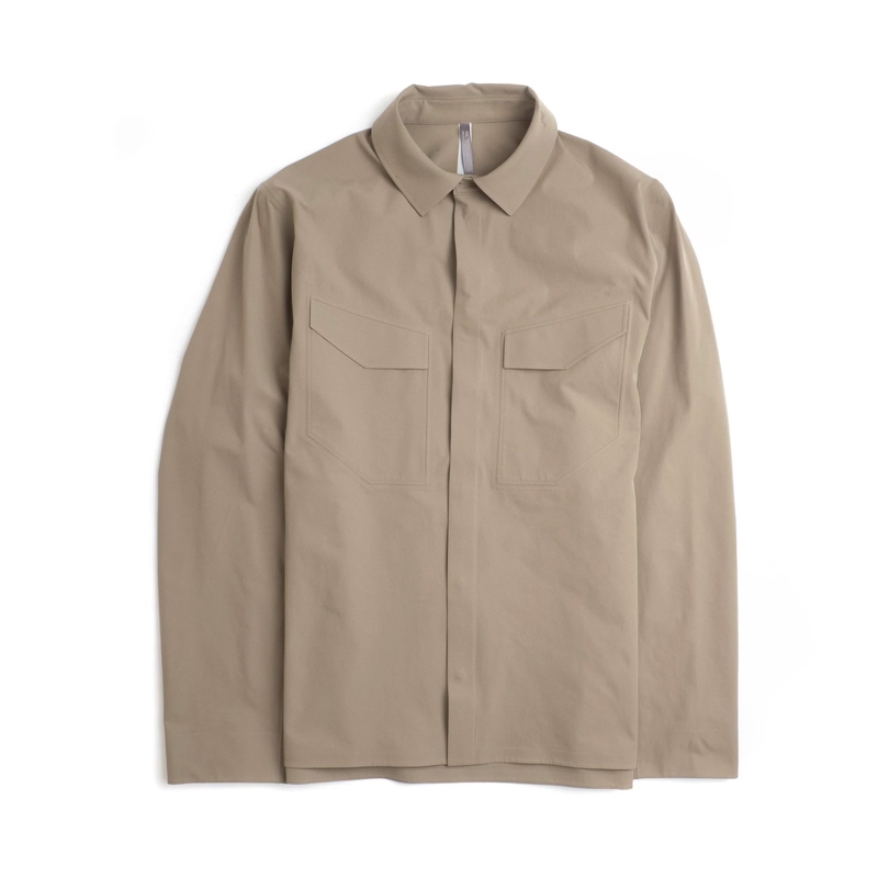 [26 New Color Combinations] Arcteryx Veilance Field Ls Thin Stretch Shirt in Smart Green