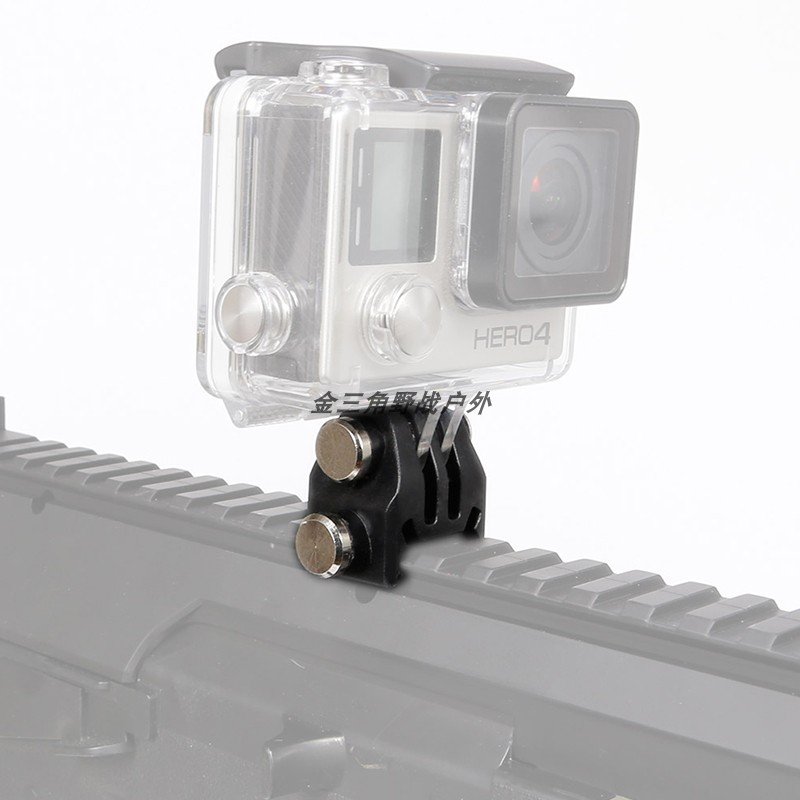 Fish Bone Motion Camera Holder fixed adapter Connecting the helmet Military fans CS field retrofit Tactical equipment