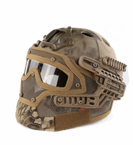 FAST tactical helmet wire face protection integrated helmet CS field bulletproof mask goggles detachable