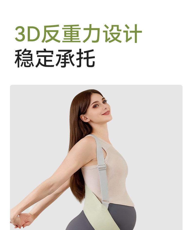 托腹带孕妇专用孕中期晚期托肚子多功能隐形透气医用托收腹带防勒 — 10
