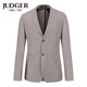 JUDGER/Zhuangji men's summer wool thin suit single fashionable houndstooth mulberry silk suit jacket