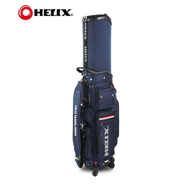 ກະເປົາກິລາກ໊ອຟ HELIX Helix HI95118 ຂອງແທ້ ຖົງບານ telescopic ຜູ້ຊາຍແລະແມ່ຍິງ universal wheel checked bag