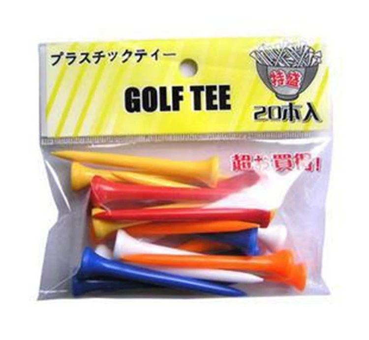 Golf đinh tee nhựa vương miện giới hạn dài tee bóng nhựa hỗ trợ bóng ghế thực hành túi tee ngắn