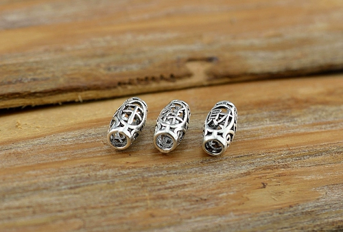 Аксессуары ручной работы, защитный амулет, четки из круглых бусин, аксессуар, серебро 925 пробы
